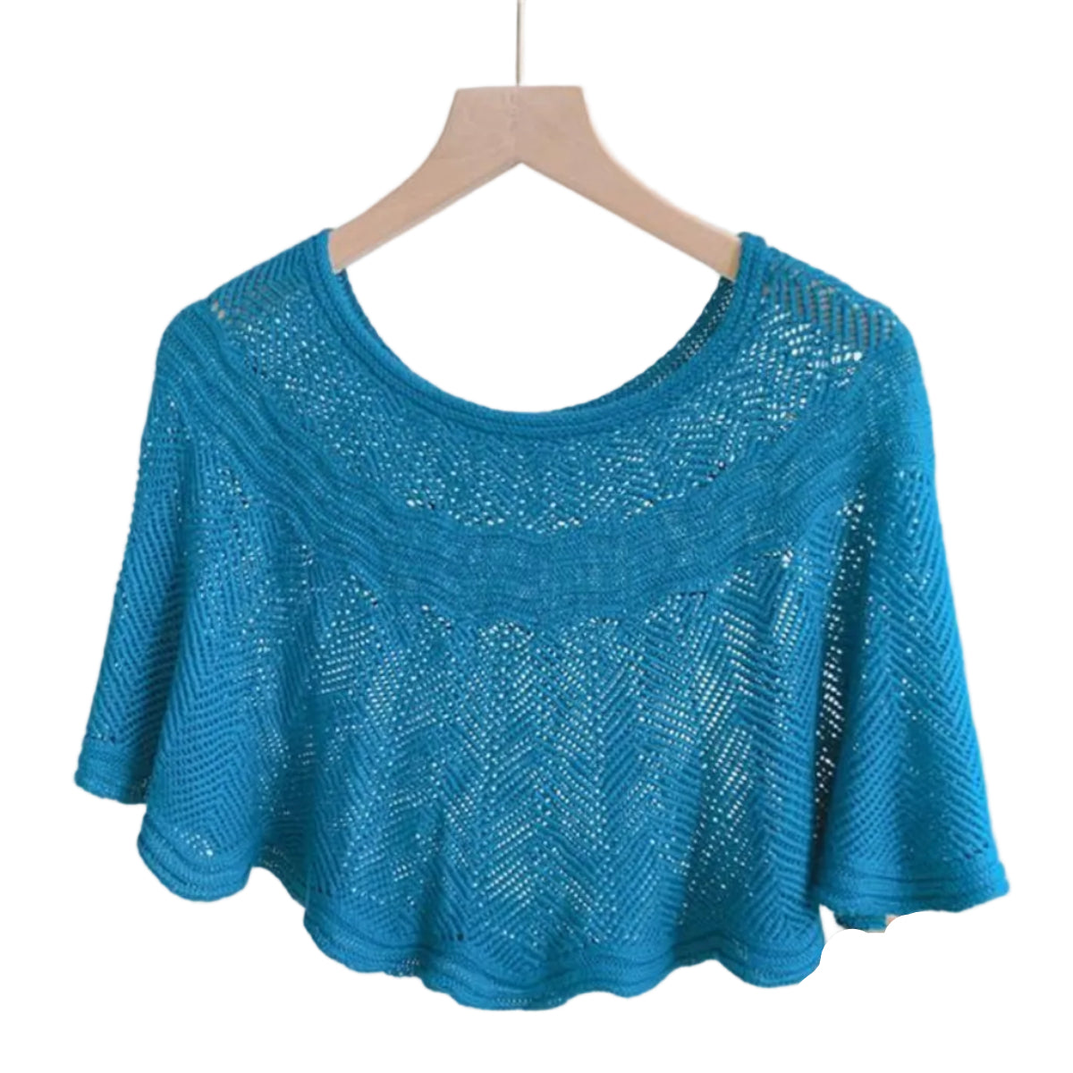 Damen Strick Cover-Up aus Eis-Seide | Leichter Shrug für Ärmellose Oberteile und Badebekleidung | Sommerliches Layering | Schmid