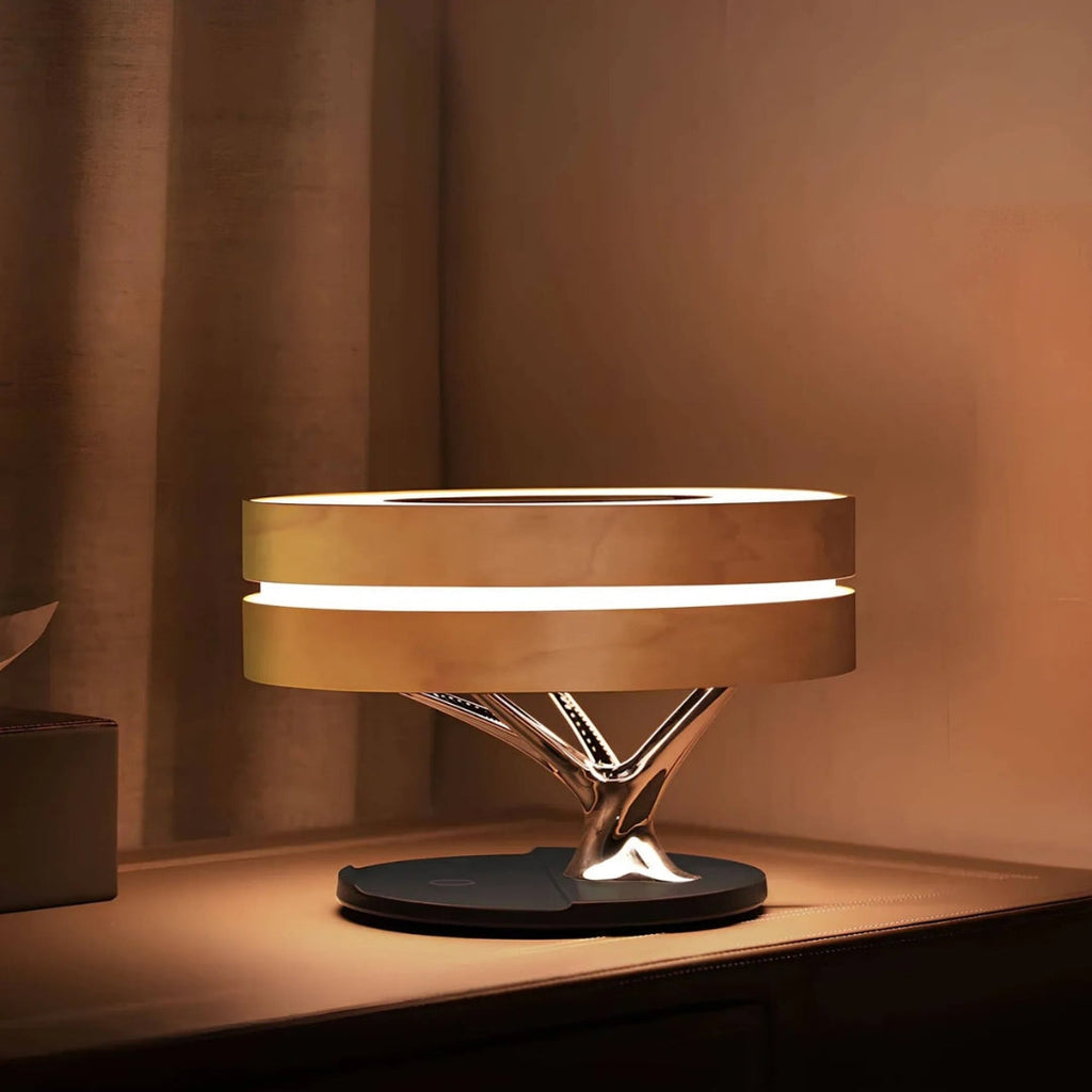 LumiNest – Led-Tischlampe | Minimalistisch Und Naturinspiriert