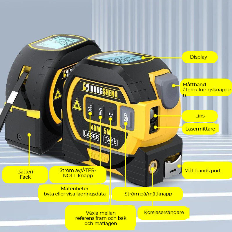 3-in-1 Infrarot | laserbandmessung