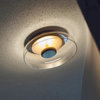 CrystalShine LED-Deckenlampe – Glas, Ø23 cm, warmweiß