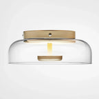 CrystalShine LED-Deckenlampe – Glas, Ø23 cm, warmweiß
