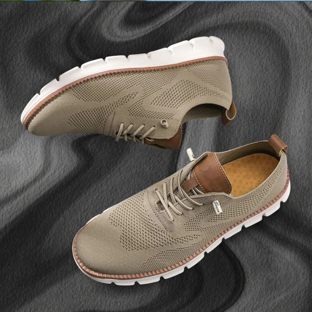 Herren Slip-On Schuhe | Textil-Synthetik-Obermaterial & EVA-Zwischensohle | Schuhe mit Breiter Zehenbox für Alltag & Freizeit | Schmid