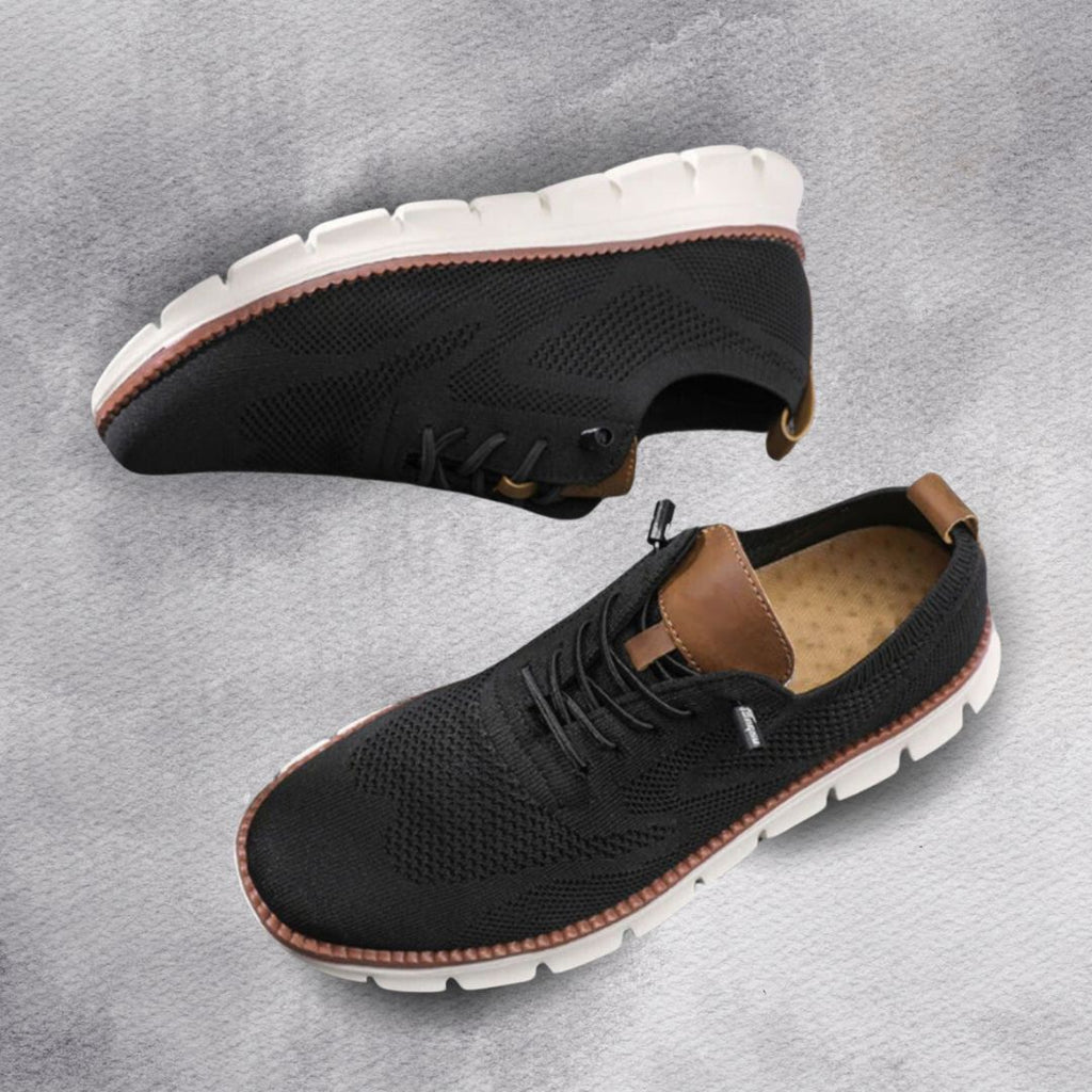Herren Slip-On Schuhe | Textil-Synthetik-Obermaterial & EVA-Zwischensohle | Schuhe mit Breiter Zehenbox für Alltag & Freizeit | Schmid