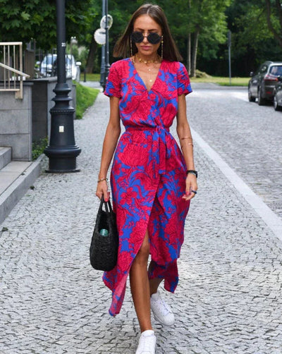 Linda | sommerkleid mit blumenmuster