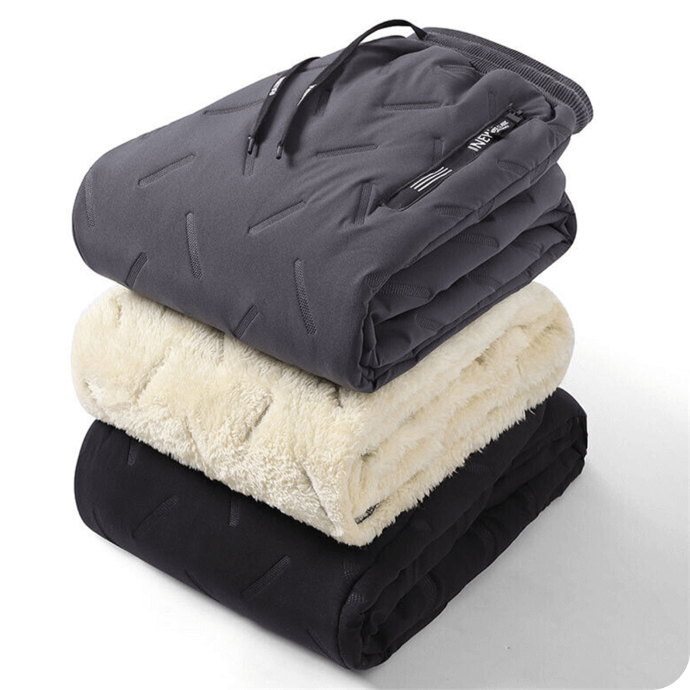 Vinterforede Fleecebukser – Mit Elastischem Bund und Wärmender Fleece