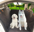 Autositzbezug für Hunde mit Harter Unterlage | Wasserdichter Rücksitzschutz mit Rutschhemmendem Design | Reisen mit Haustieren | Schmid