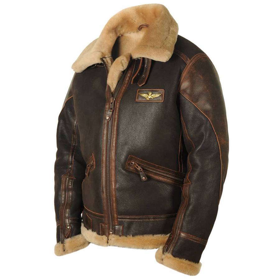 Felix | Warme Lederjacke Herren