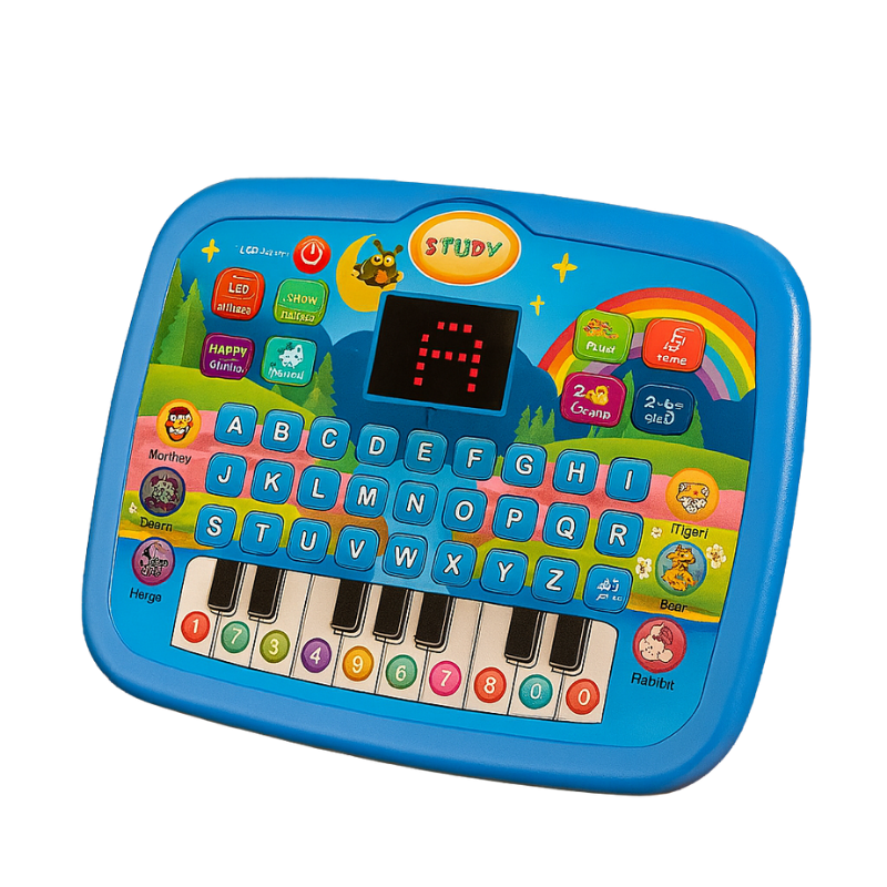 Kinder-Lern-Tablet – Buchstaben, Zahlen, Geräusche und Klaviertasten