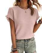 Damen T-Shirt I Baumwolle | Regular Fit T-Shirt mit Rundhals für den Alltag | Sommerbasis | Schmid