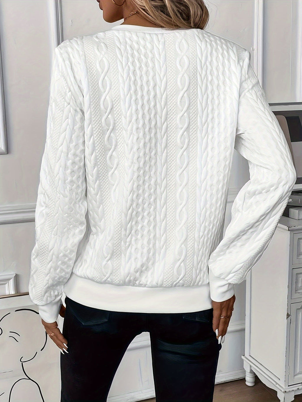 Amy - Sweater mit Reißverschluss und Stehkragen