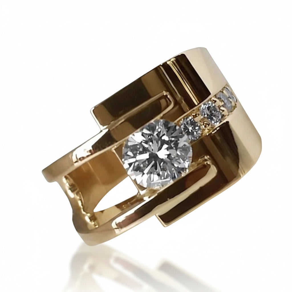 Damen - Zeitloses Design - Schlichter Damenring