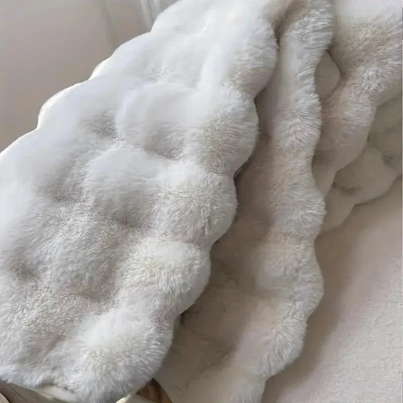 Plush Fashion Bubble Flower Teppich | Stilvoll & Komfortabel Für Zuhause