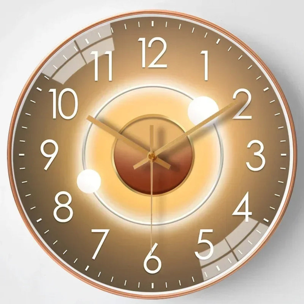 QuietEdge Digitale Wand-Uhr mit stillem Uhrwerk und klarer Anzeige