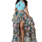 Daisy - Kleid Chiffonkleid Mit Rüschendesign