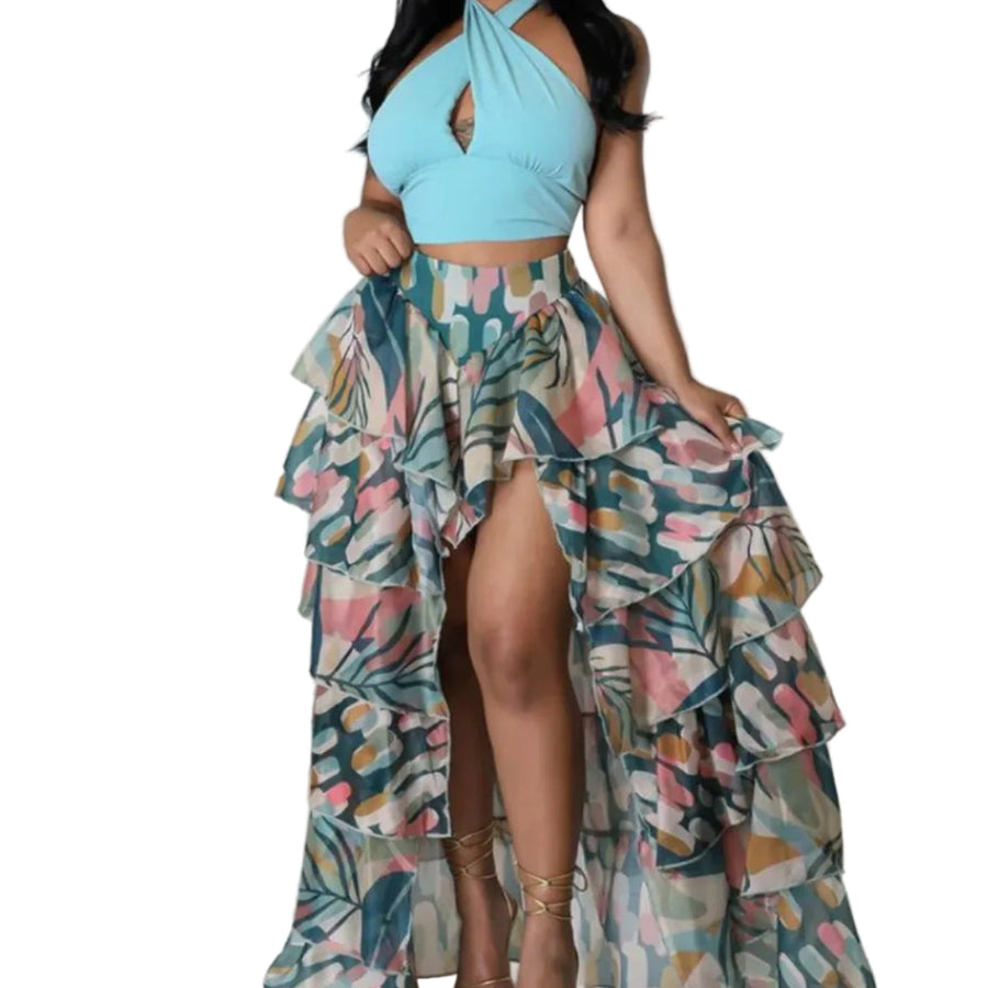 Daisy - Kleid Chiffonkleid Mit Rüschendesign