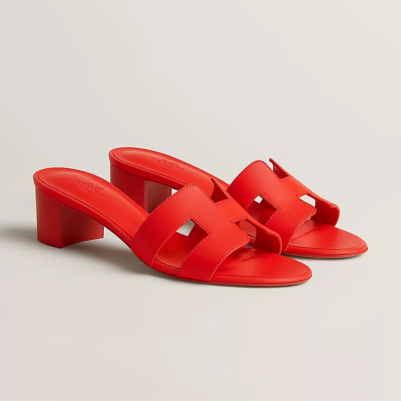Damen Sandalen | Slip-On Sandalen mit Eckigem Absatz | Reguläre Passform für Alltag und Smart Casual | Schmid