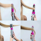 5-in-1 Haarstyler | Einstellbare Temperatur & Integrierter Luftstrom | Multifunktionsgerät zum Trocknen, Locken & Glätten | Schmid