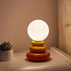 Kreative Kugelstein Tischlampe | Steinlampe Für Klassisch Wohnambiente