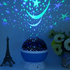 Sternenprojektor Nachtlampe mit LED und Musikfunktion – Tischleuchte für Innenräume