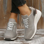 Damen - Orthopädische Wanderschuhe mit Reissverschluss und Gepolsterter Sohle