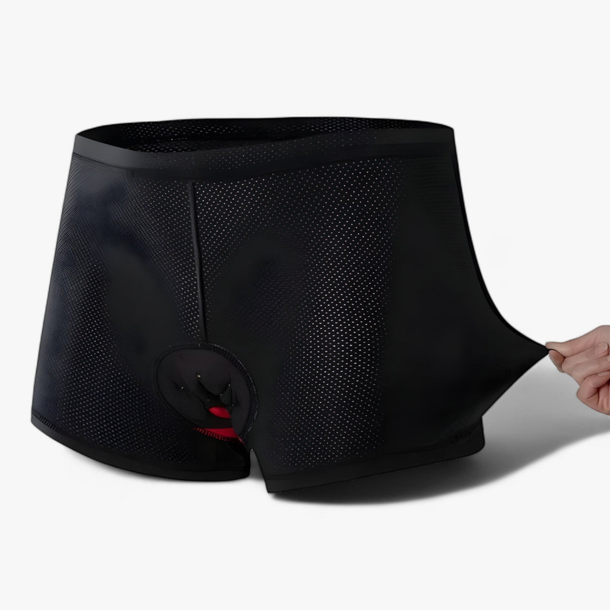Herren Motorradshorts mit Polsterung | Polyester-Spandex & 5D-Gelpolster | Enganliegende Basisschicht für Motorradfahrten | Schmid