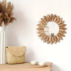 FloralReflect | Bohemian Stil Dekorative Wandspiegel
