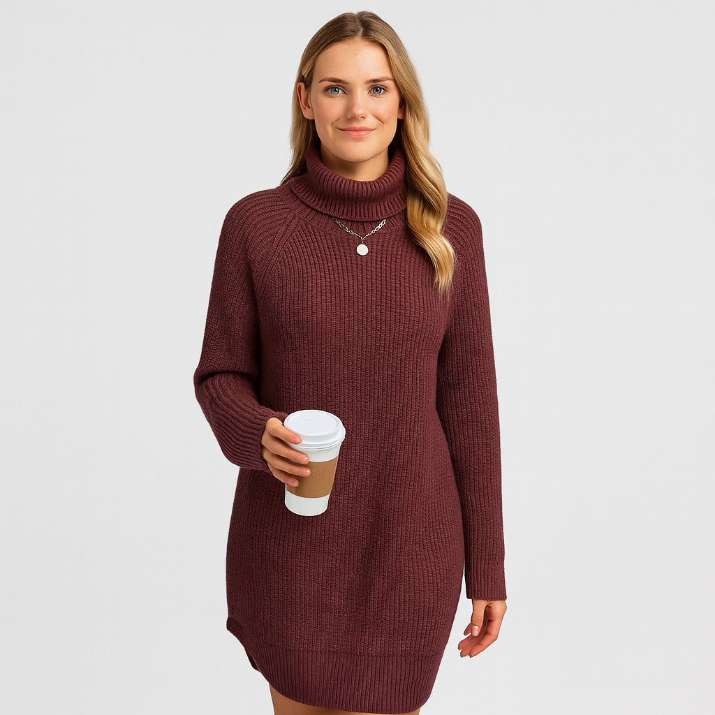 Amira | Klassisches Strickkleid Mit Edler Silhouette