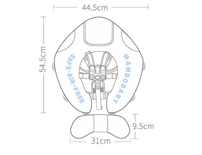 Baby Swim Ring With Canopy | Aufblasbarer Babyschwimmring Mit Sonnenschutz Und Tierdesign Für Sicheres Planschen Im Sommer