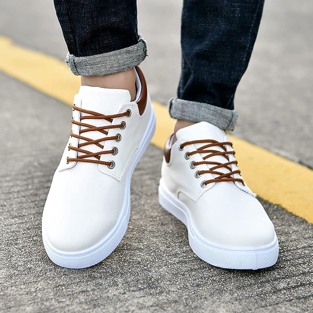 Herren - Canvas Sneaker mit Weißer Sohle