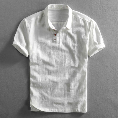 Amalfi | leinen poloshirt