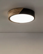 Jan LED-Deckenleuchte – Holz und Eisen, CCT Einstellbar, Ø23–40 cm, 220–240V