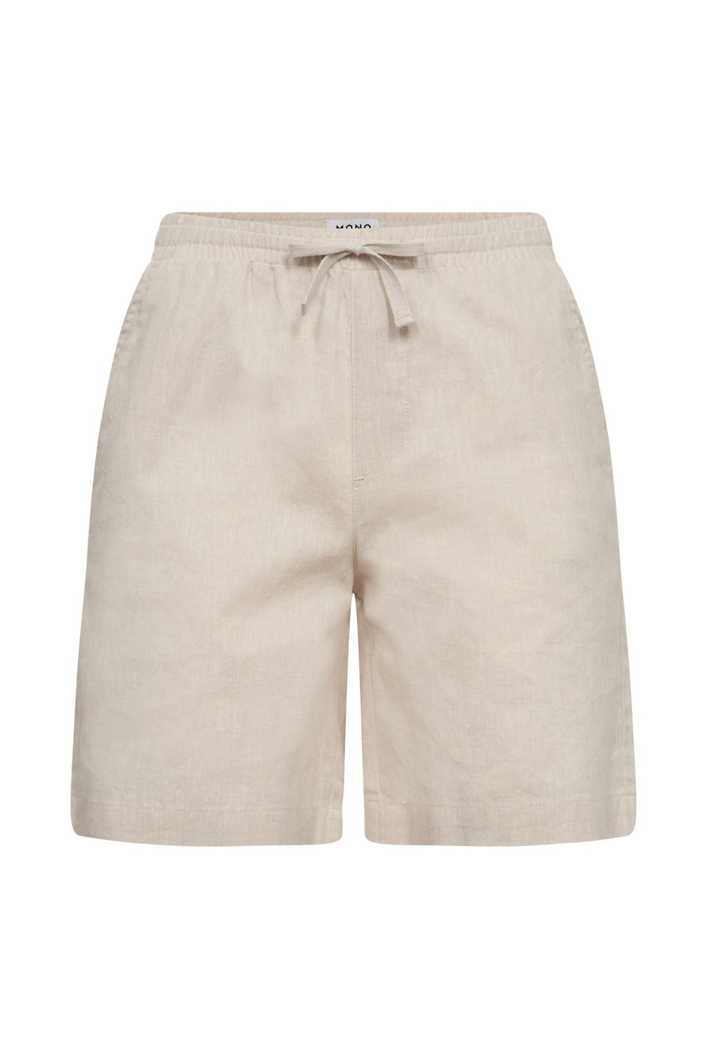 Mono Hør‑Shorts IZZY aus Leinen und Baumwolle mit Elastikbund