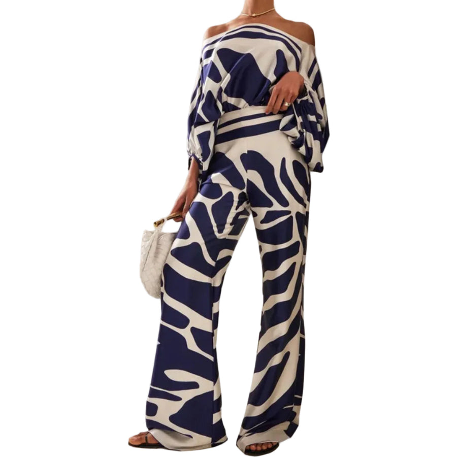 Valeria - Zweiteiliges Damen-Set – Lockere Passform Mit Print