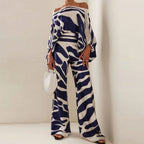 Valeria - Zweiteiliges Damen-Set – Lockere Passform Mit Print