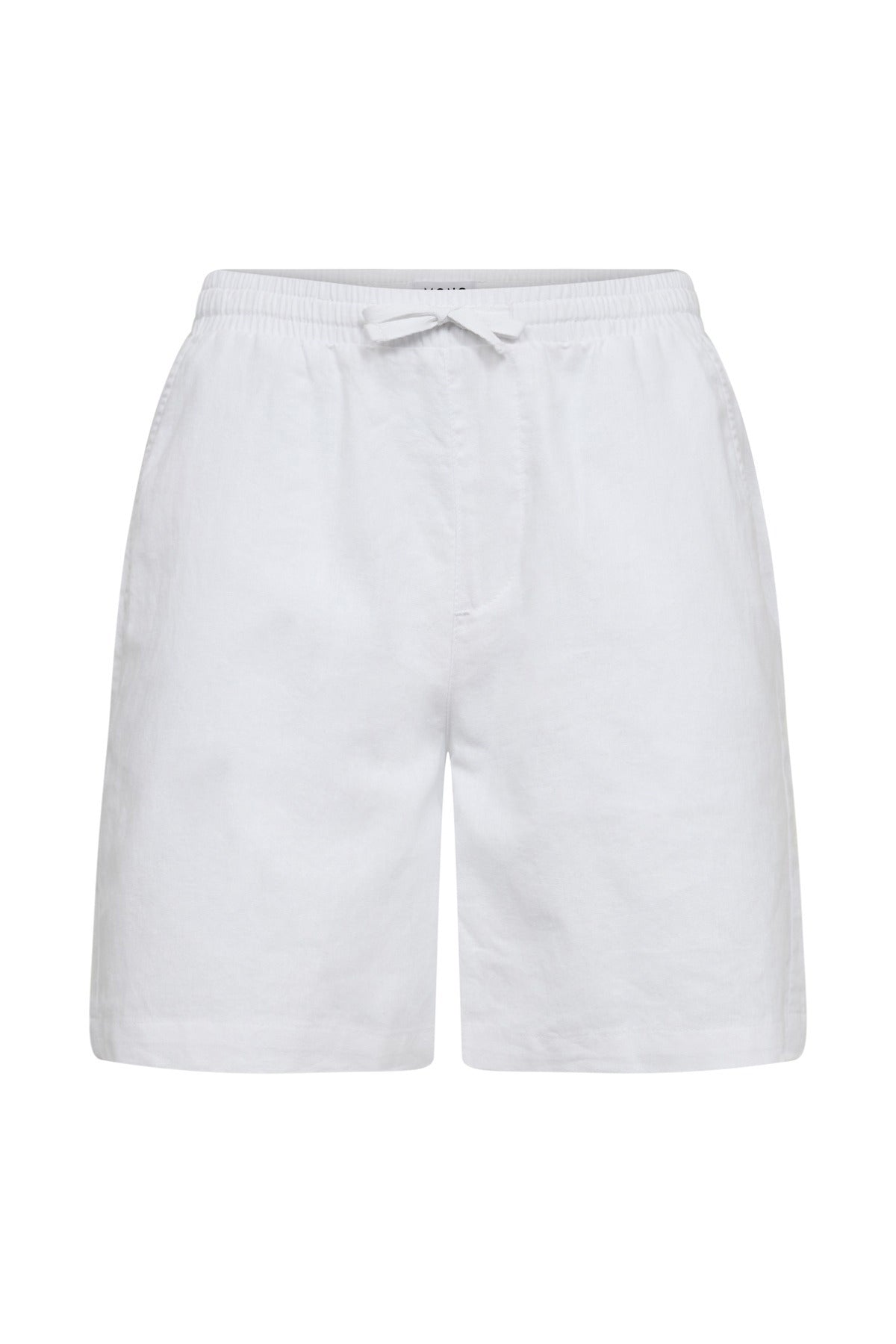 Mono Hør‑Shorts IZZY aus Leinen und Baumwolle mit Elastikbund