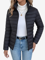 Damen Steppjacke aus Polyester | Stehkragen & Taillierte Silhouette | Leichte Jacke für die Übergangszeit | Schmid