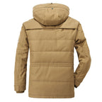 Winterparka aus Leder | Kapuze & Warmes Futter | Regular-Fit Jacke mit Frontreißverschluss für Kalte Tage | Schmid