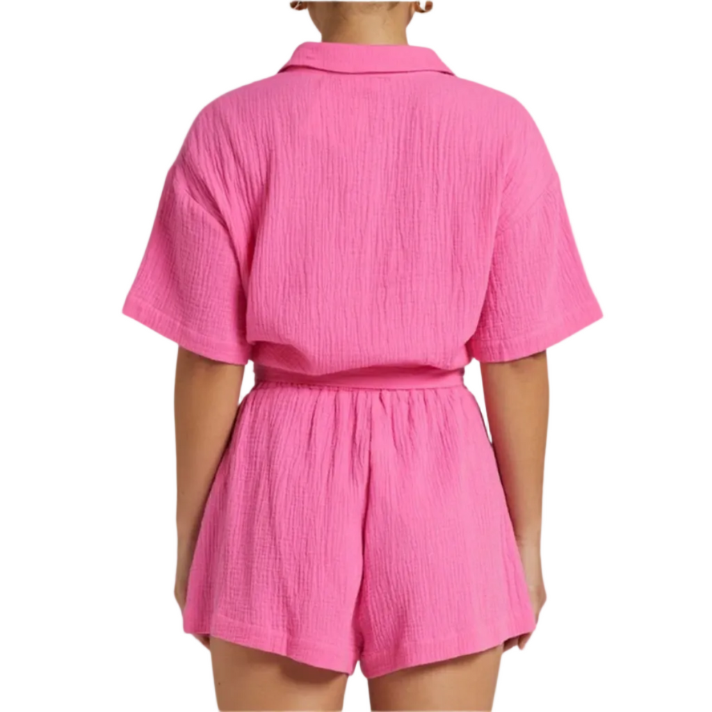 Damen Zweiteiliges Set aus Polyester | Lounge-Set mit Oberteil und Hose | Alltag und Urlaub | Schmid
