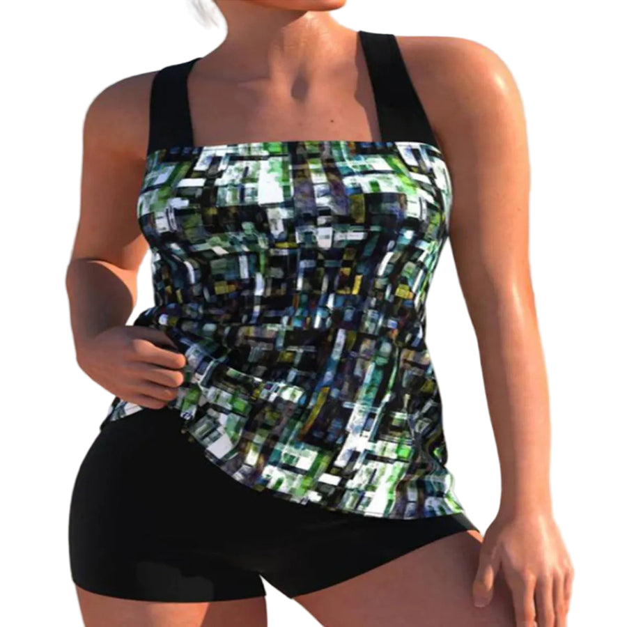 Tankini - Set mit Shorts Damen Badebekleidung