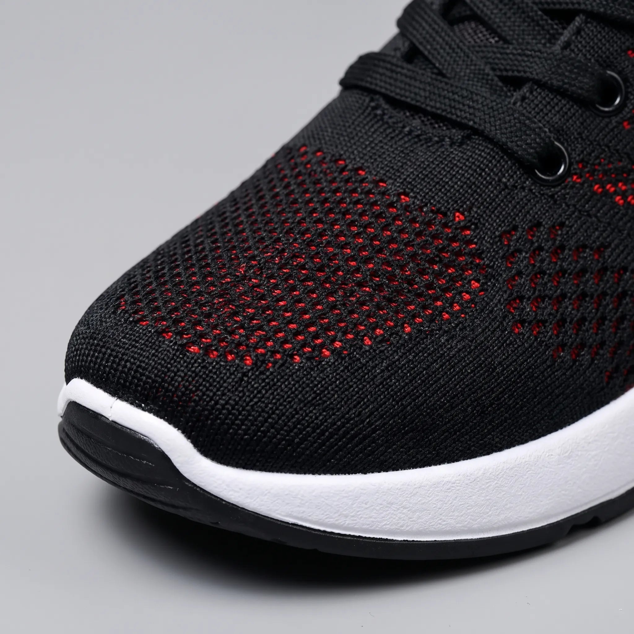 Herren Laufschuhe aus Mesh | Schnürschuhe mit gepolsterter Sohle | Freizeitschuhe für Alltag und Gehen | Schmid