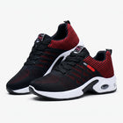 Herren Laufschuhe aus Mesh | Schnürschuhe mit gepolsterter Sohle | Freizeitschuhe für Alltag und Gehen | Schmid