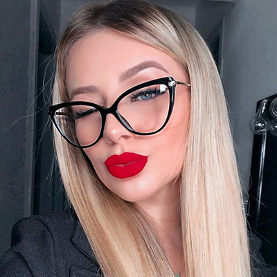 Cat Eye Brille 93335 | Modische Damen Sonnenbrille Mit Retro Design Und UV Schutz