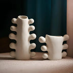Nordic Bloom | Minimalistische Keramikvase Für Zeitlose Inneneleganz