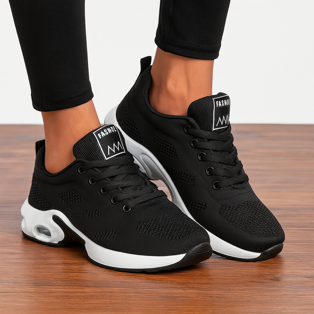 Damen Laufschuhe – Leicht, Atmungsaktives Obermaterial, Schnürung