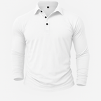 Loreno - Langarm-Poloshirt für Herren