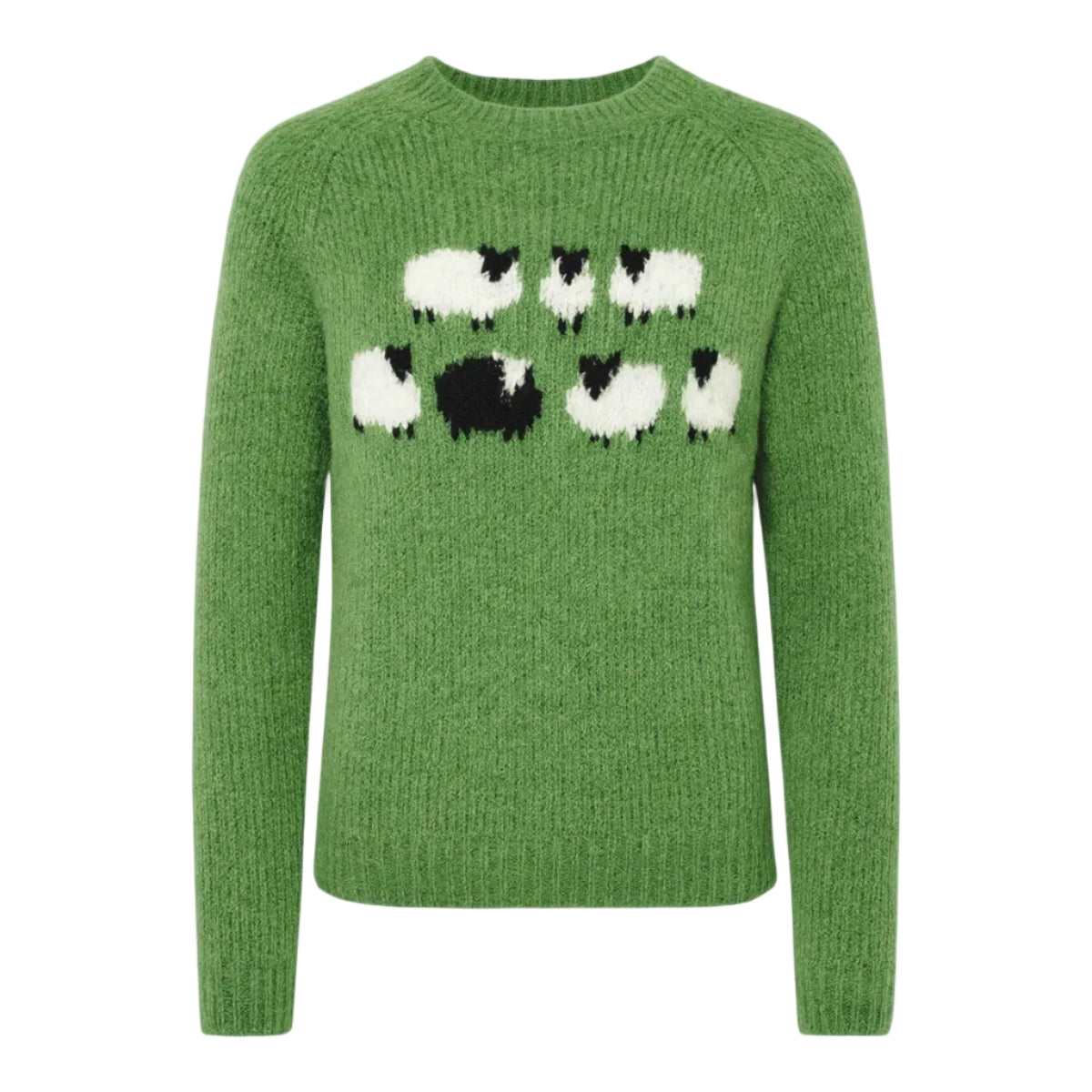 Damen Retro-Strickpullover | Vintage-Inspiriertes Design & Langarm-Konstruktion | Grüner Pullover für Herbst-Outfits | Schmid