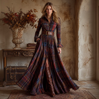 Damen Hemdblusenkleid aus Polyester | Langarm Kleid mit Umgeschlagenem Kragen und Knopfleiste | Alltag und Freizeit | Schmid