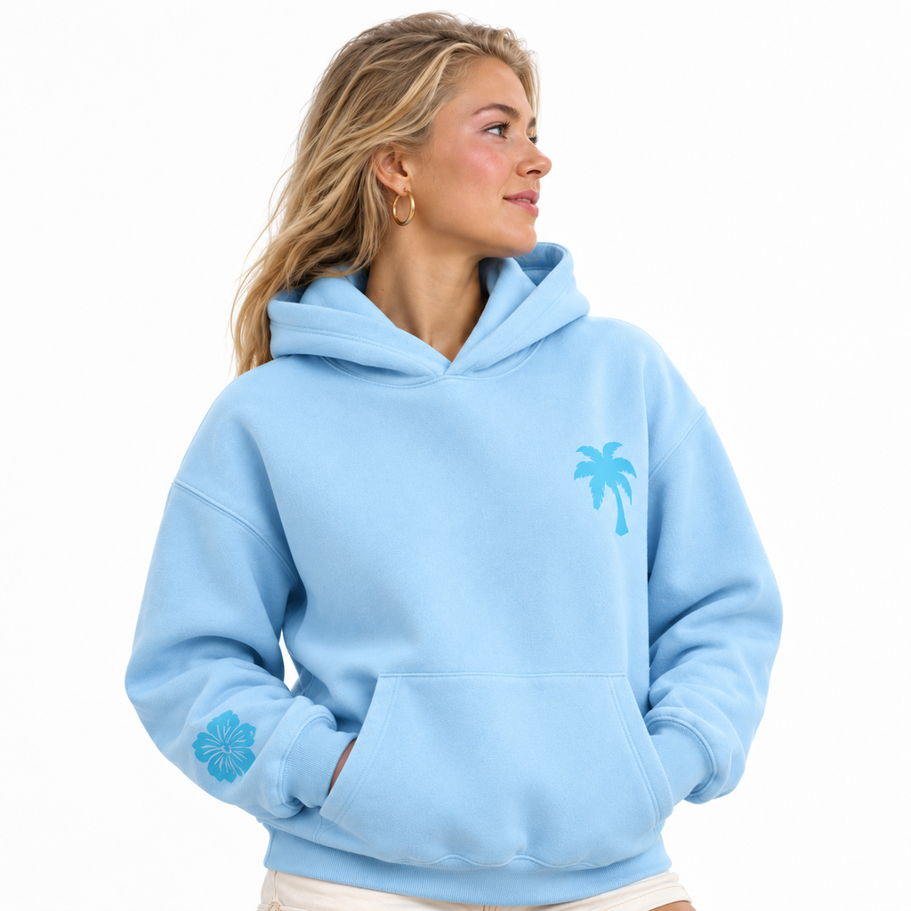 Kapuzensweatshirt aus Baumwollmix | Lange Ärmel & Lockere Passform | Pullover-Hoodie für Alltag, Freizeit & Lagenlook | Schmid