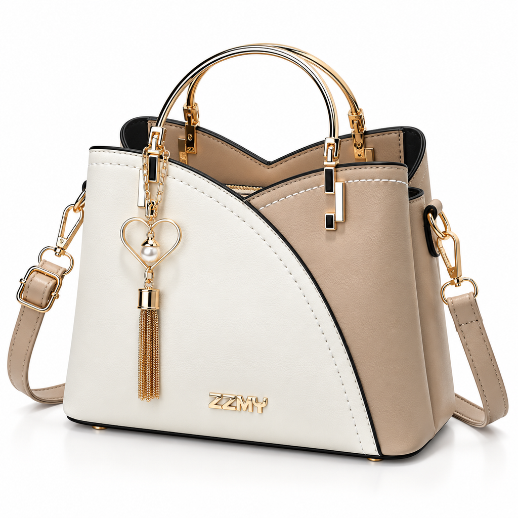 Damen Tote Bag aus Echtleder | Verstellbarer Schulterriemen & Geräumiger Innenraum | Schultertasche für Arbeit, Shopping & Alltag | Schmid