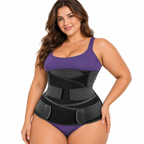 3-in-1 Postpartum-Stützgürtel | Verstellbares Wickeldesign & Elastisches Material | Bauch-, Taillen- & Lendenstützgürtel | Schmid